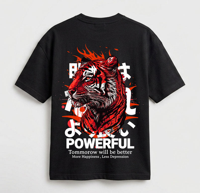 Powerful overaized T-shirt