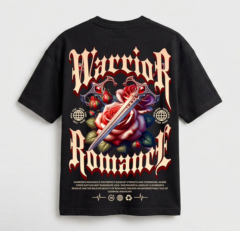 Warrior romance oversized T-shirt