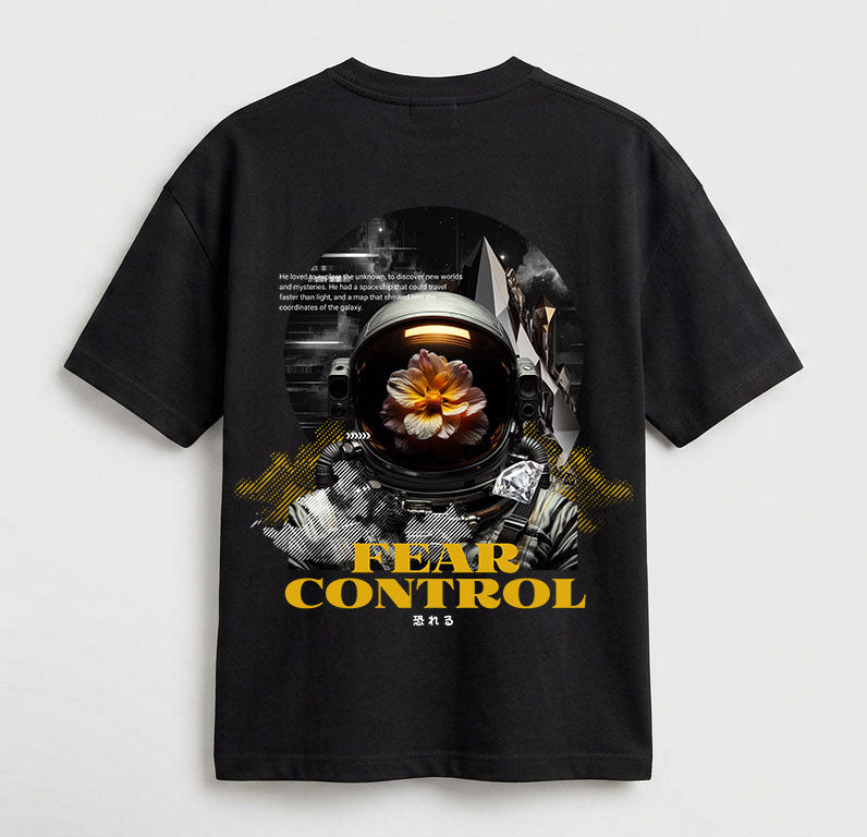 Fear control oversized T-shirt