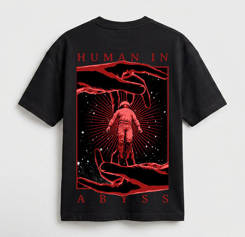 Human in abyss