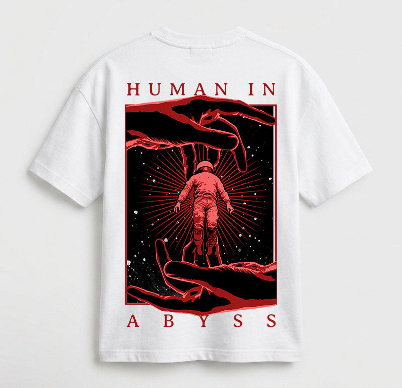 Human in abyss