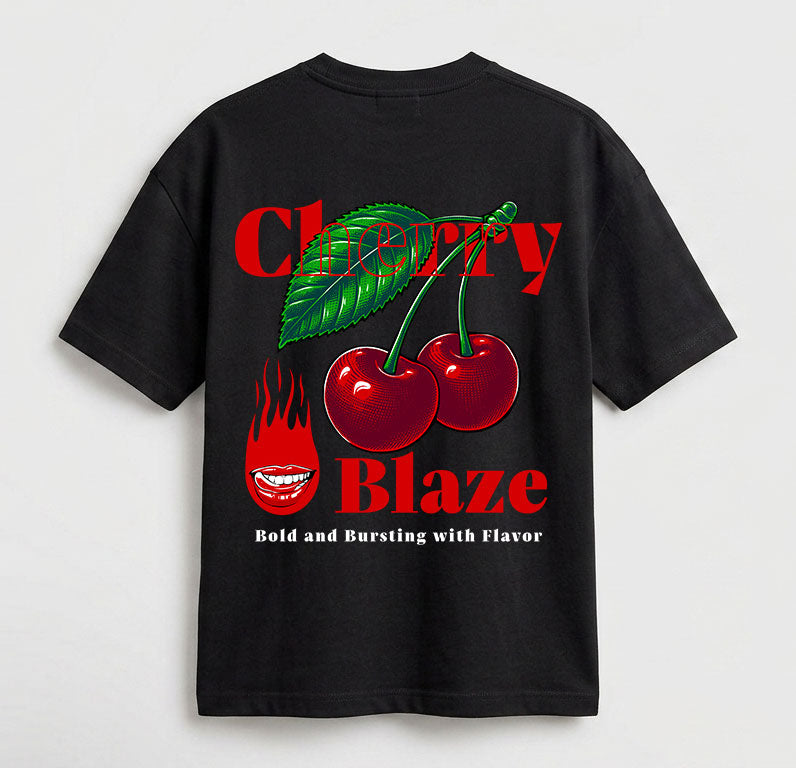 Cherry blaze oversized t-shirt