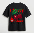 Cherry blaze oversized t-shirt