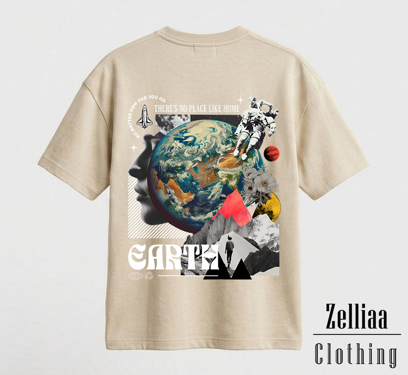 There's no place like home Oversized T-shirt