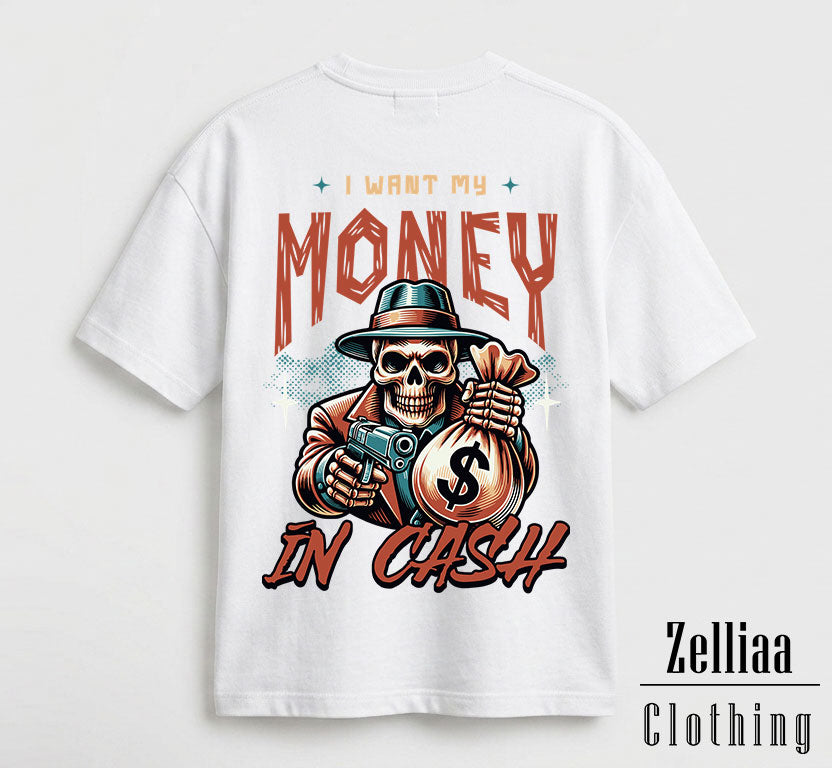 Money in cash Oversized T-shirt