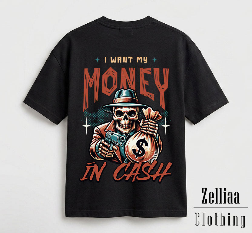 Money in cash Oversized T-shirt